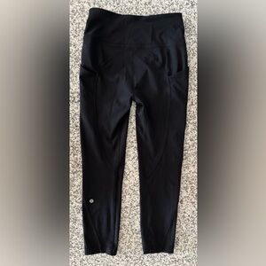 Lululemon high-rise 23” black leggings